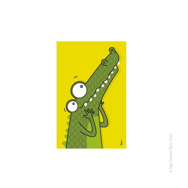 tableau enfant crocodile